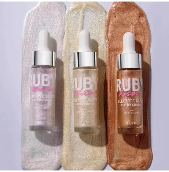 Glitter Líquido Ruby Kisses Electric Glaze Champagne 11,5ml