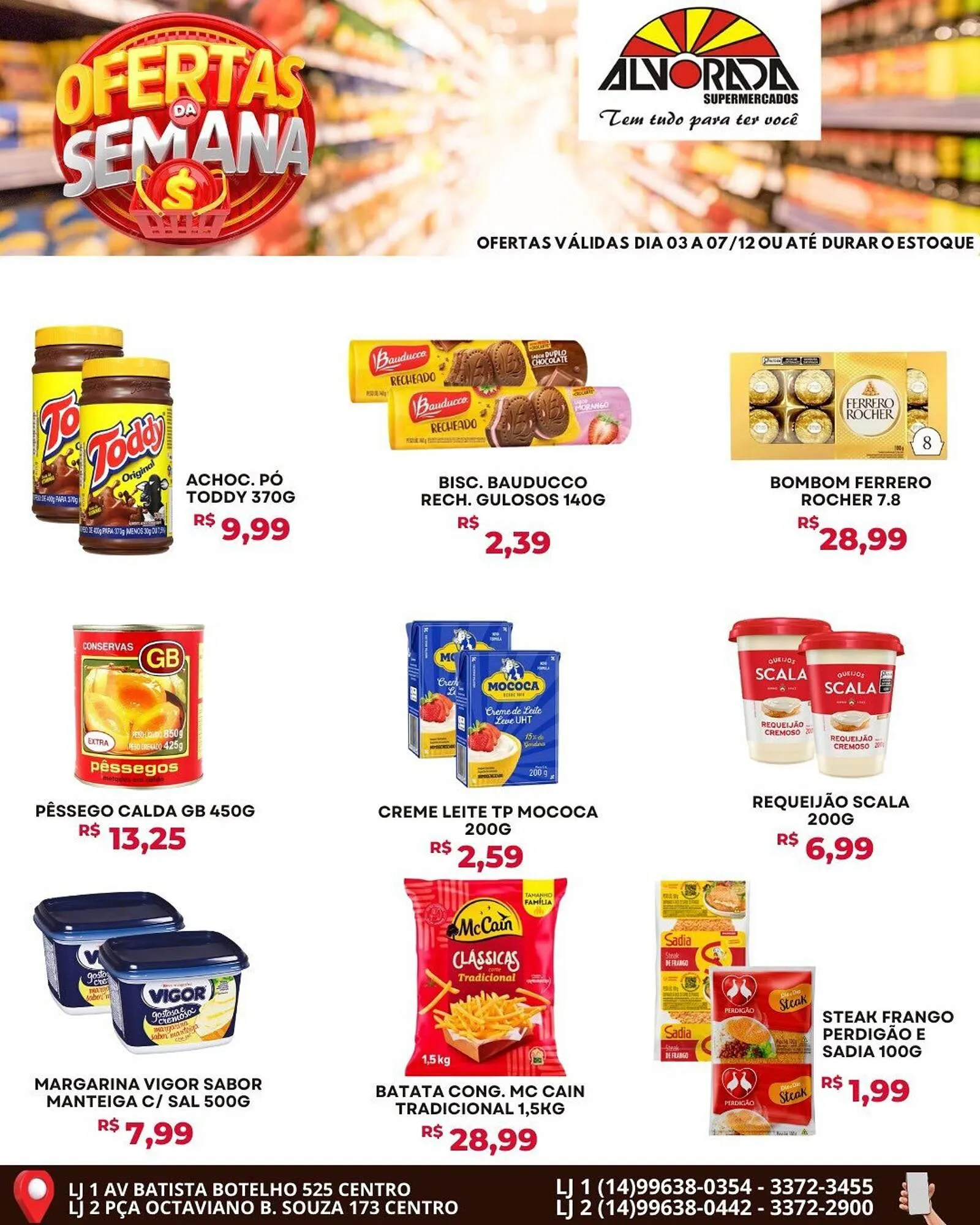 Encarte de Catálogo Alvorada Supermercados 3 de dezembro até 7 de dezembro 2025 - Pagina 2