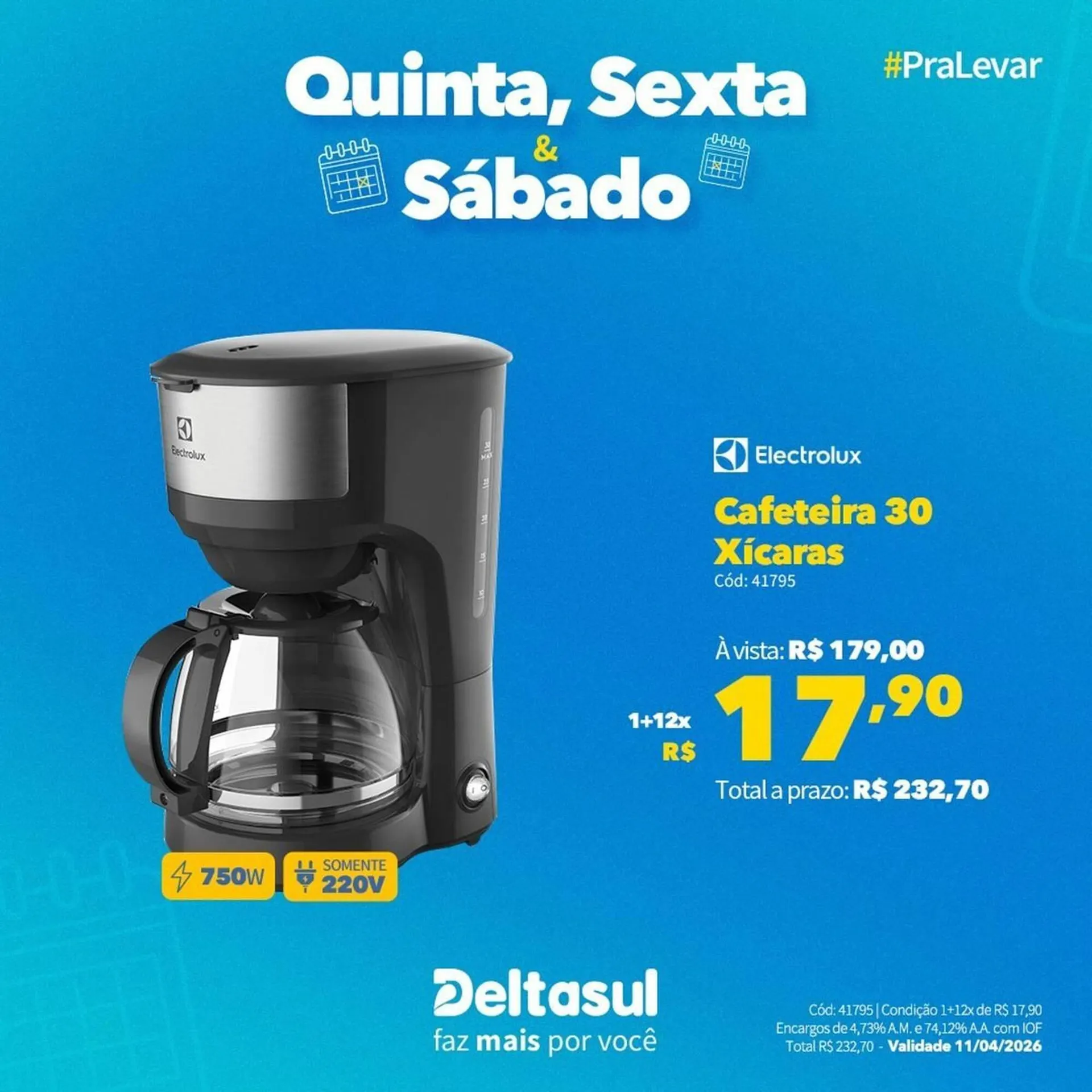 Encarte de Folheto Deltasul 9 de abril até 11 de abril 2026 - Pagina 1