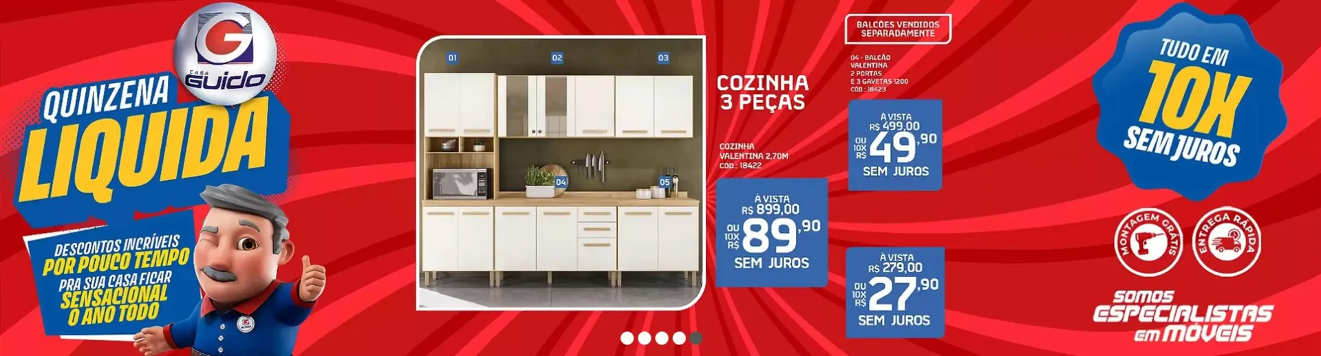 Encarte de Catálogo Lojas Guido 17 de abril até 28 de abril 2025 - Pagina 5