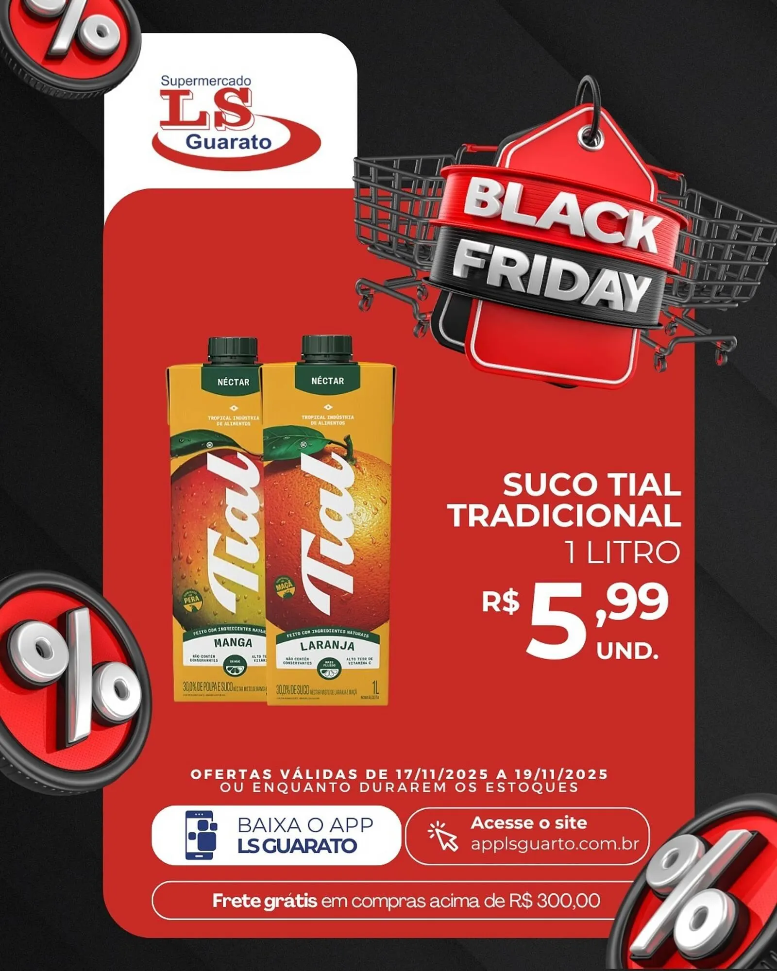 Encarte de Catálogo Supermercado LS Guarato 17 de novembro até 19 de novembro 2025 - Pagina 2