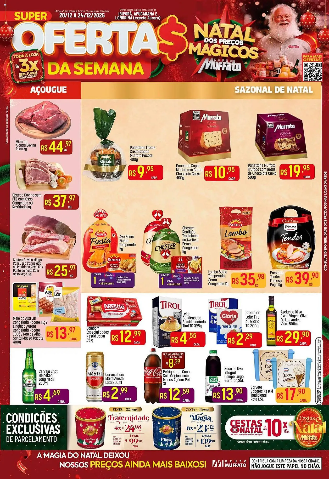 Encarte de Encarte Muffato 20 de dezembro até 24 de dezembro 2025 - Pagina 1