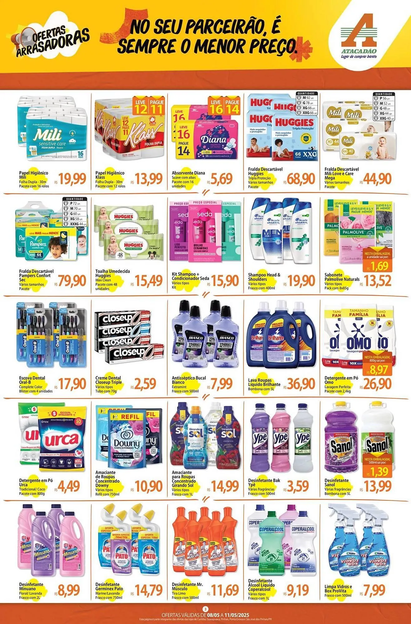 Encarte de Catálogo Atacadão 8 de maio até 11 de maio 2025 - Pagina 3