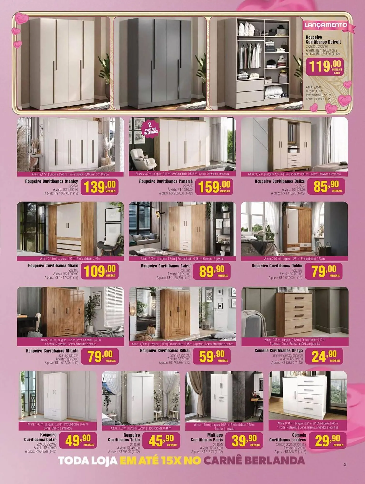 Encarte de Catálogo Berlanda 2 de maio até 25 de maio 2025 - Pagina 9