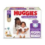 Fralda Roupinha Huggies Natural Care Hiper Tamanho Xg Com 56 Unidades