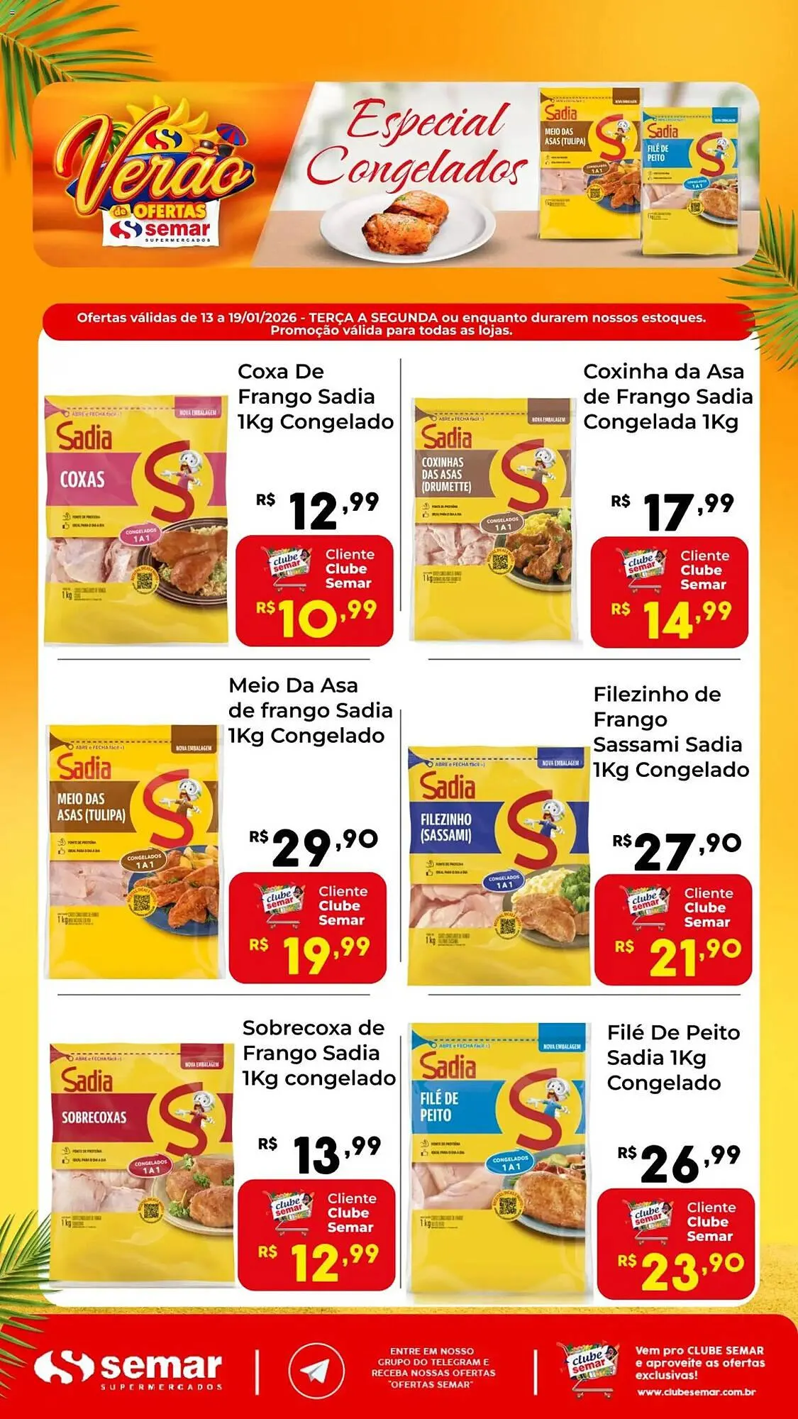 Encarte de Folheto Semar Supermercado 13 de janeiro até 20 de janeiro 2026 - Pagina 1