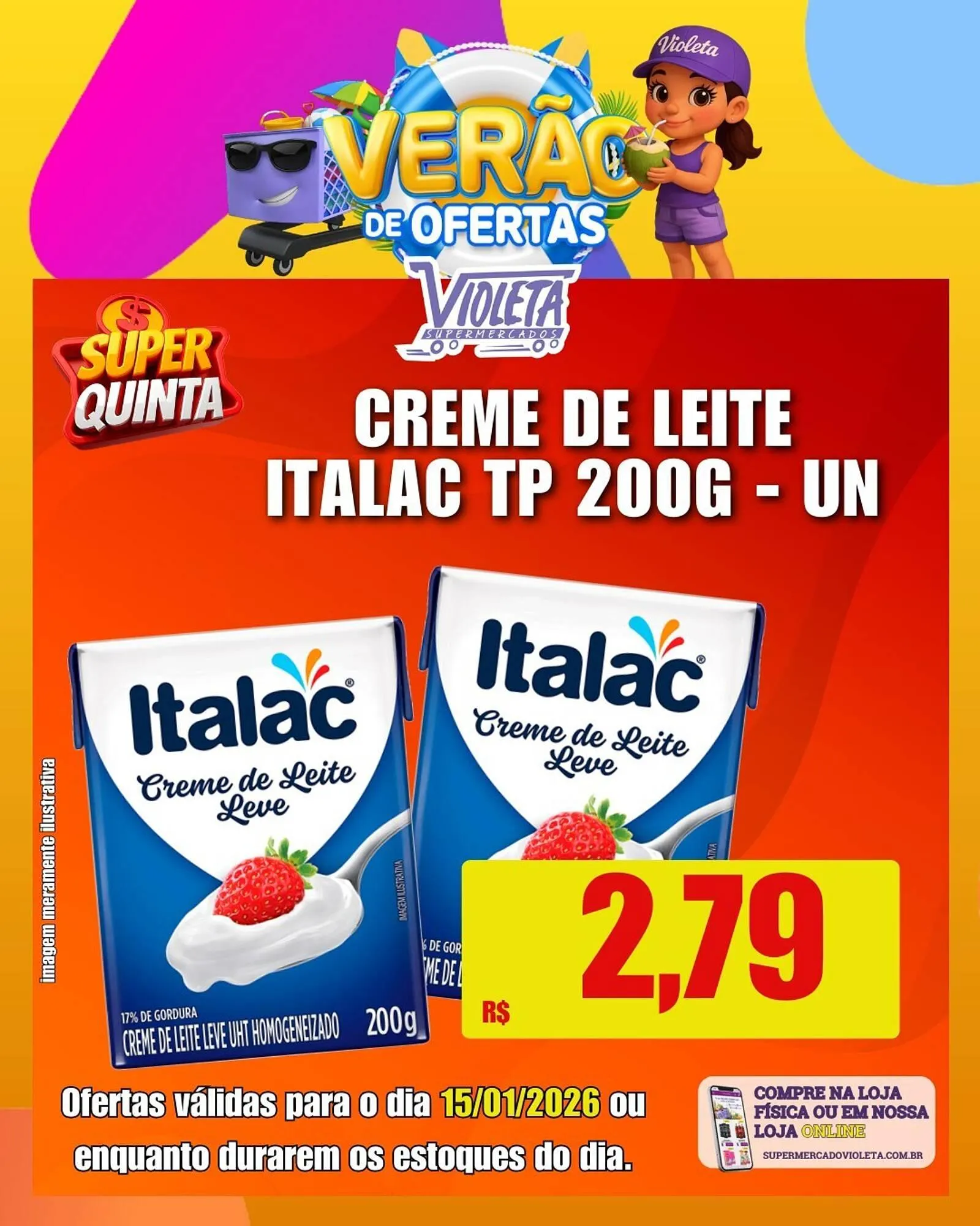 Encarte de Catálogo Violeta Supermercados 15 de janeiro até 15 de janeiro 2026 - Pagina 2