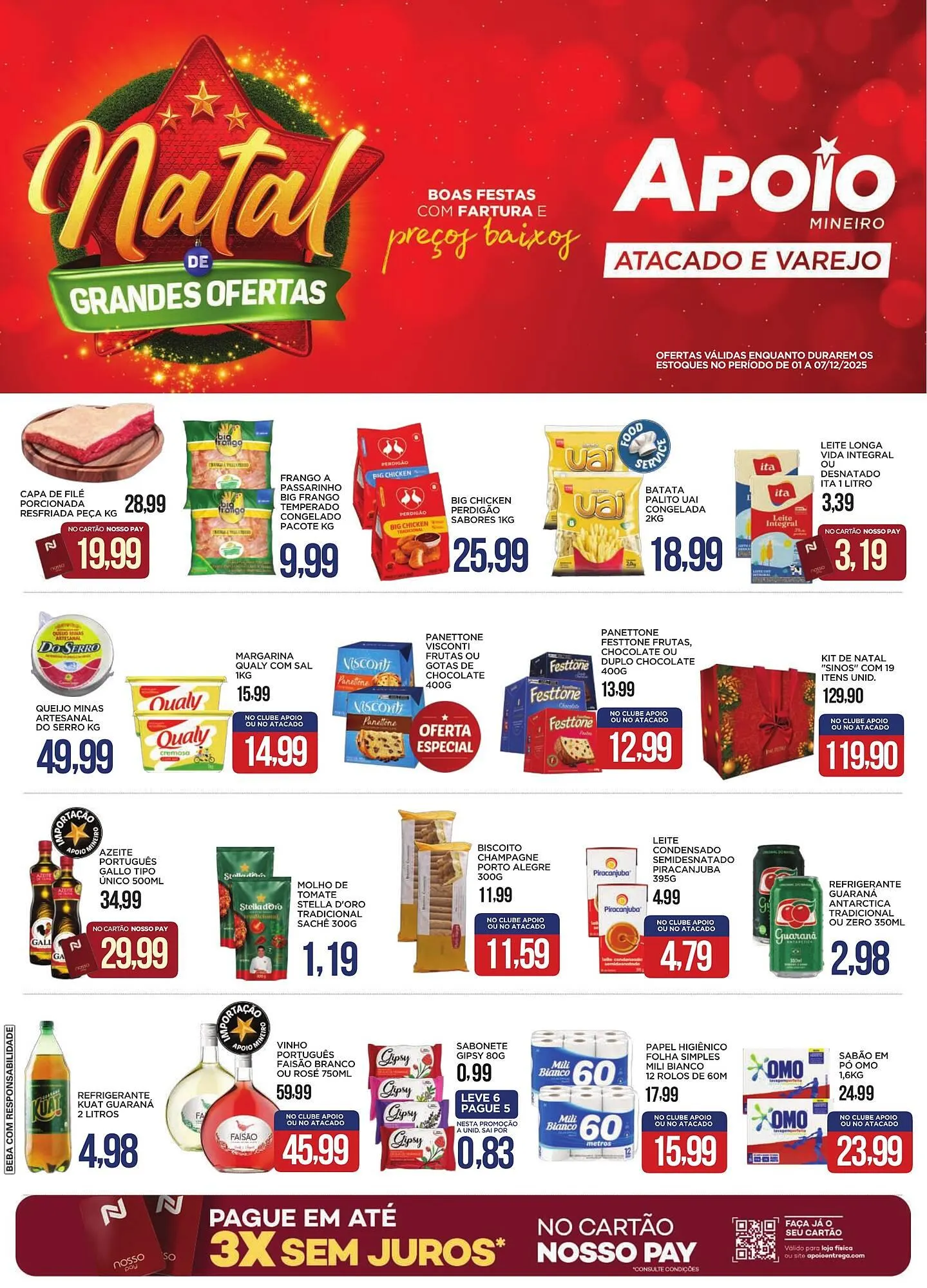 Encarte de Folheto Apoio Mineiro 1 de dezembro até 7 de dezembro 2025 - Pagina 1