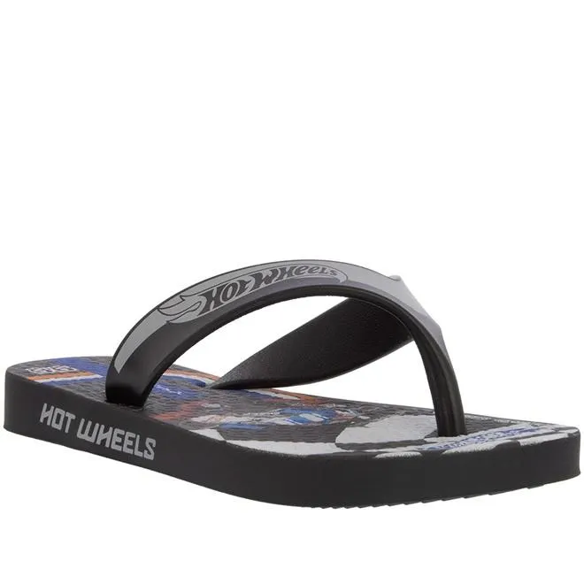 Chinelo Infantil Ipanema Hot Wheels Preto