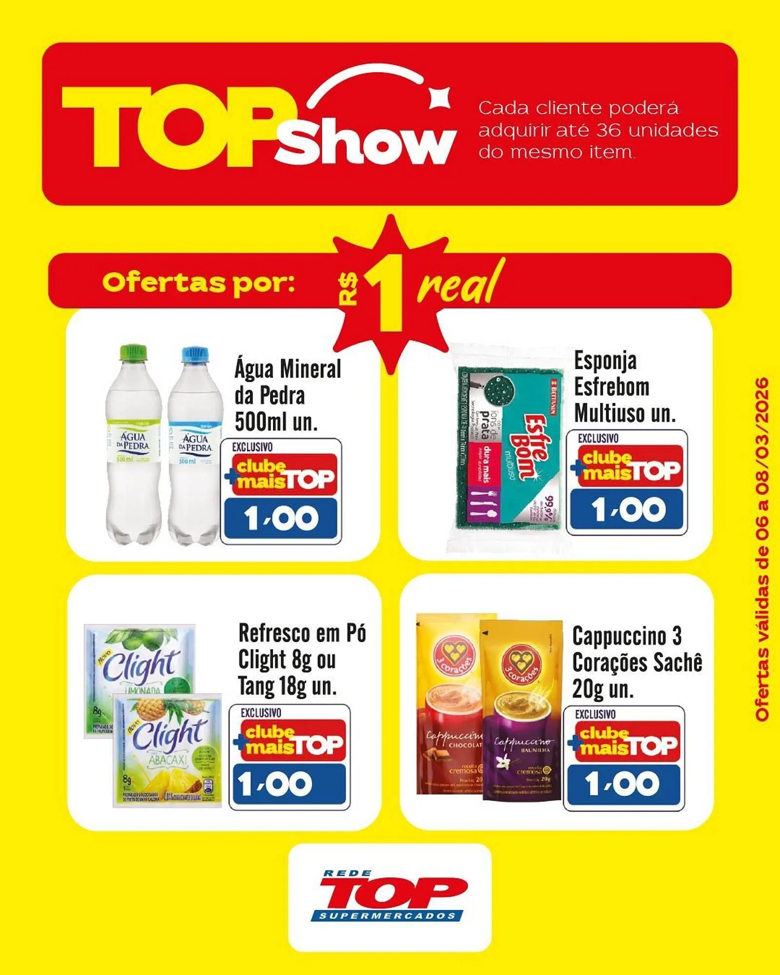 Encarte de Encarte Rede Top 6 de março até 8 de março 2026 - Pagina 1