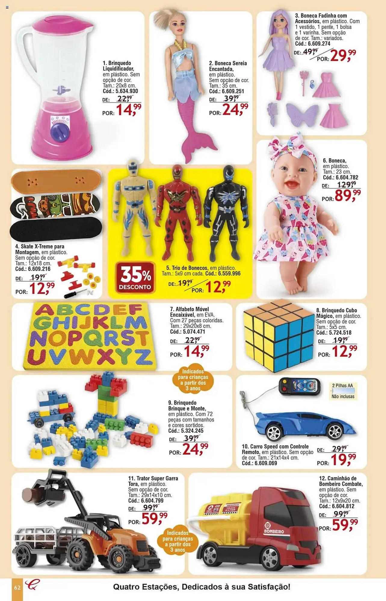 Encarte de Catálogo Quatro Estações 1 de fevereiro até 30 de abril 2025 - Pagina 58