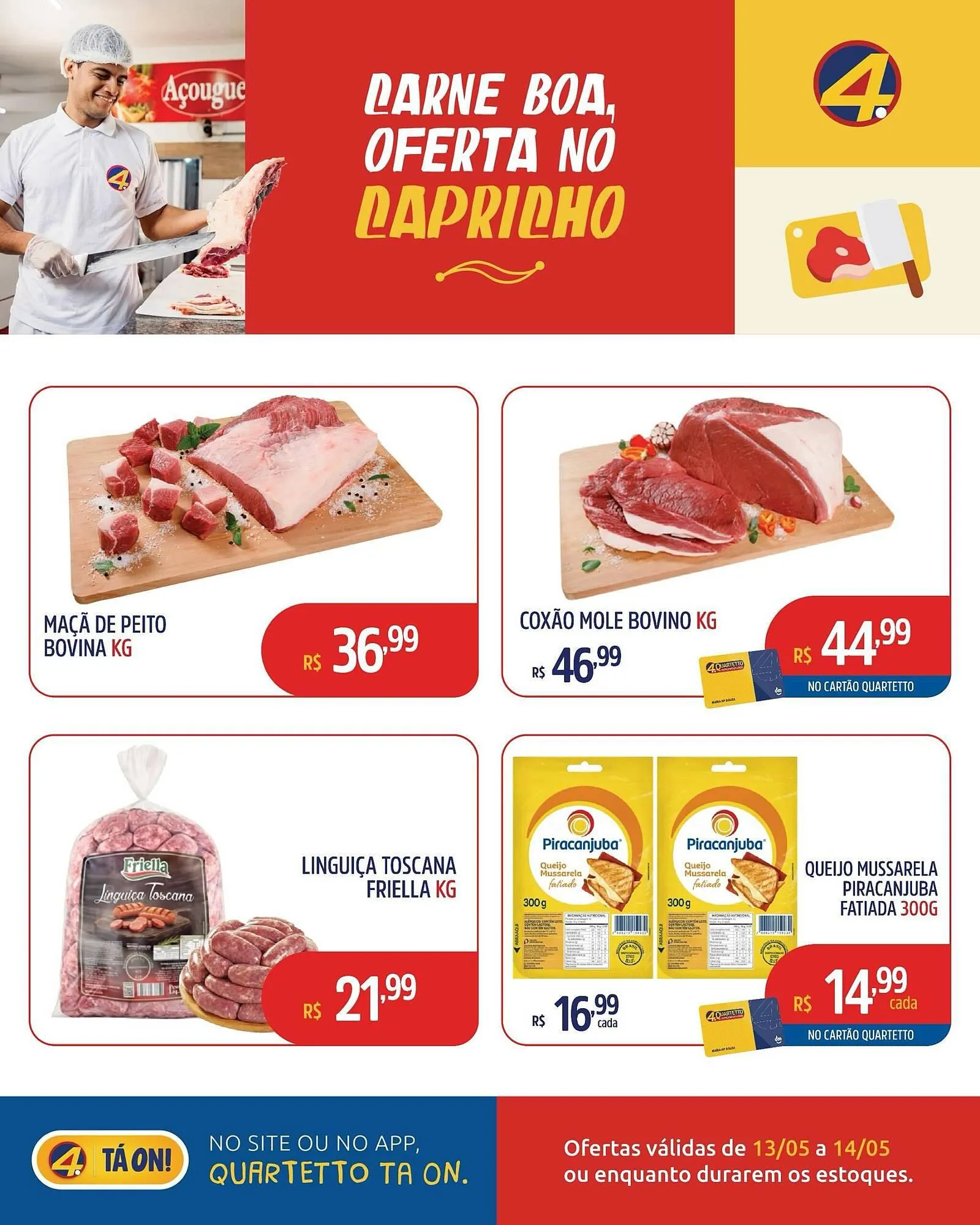 Encarte de Catálogo Quartetto Supermercados 13 de maio até 14 de maio 2026 - Pagina 2