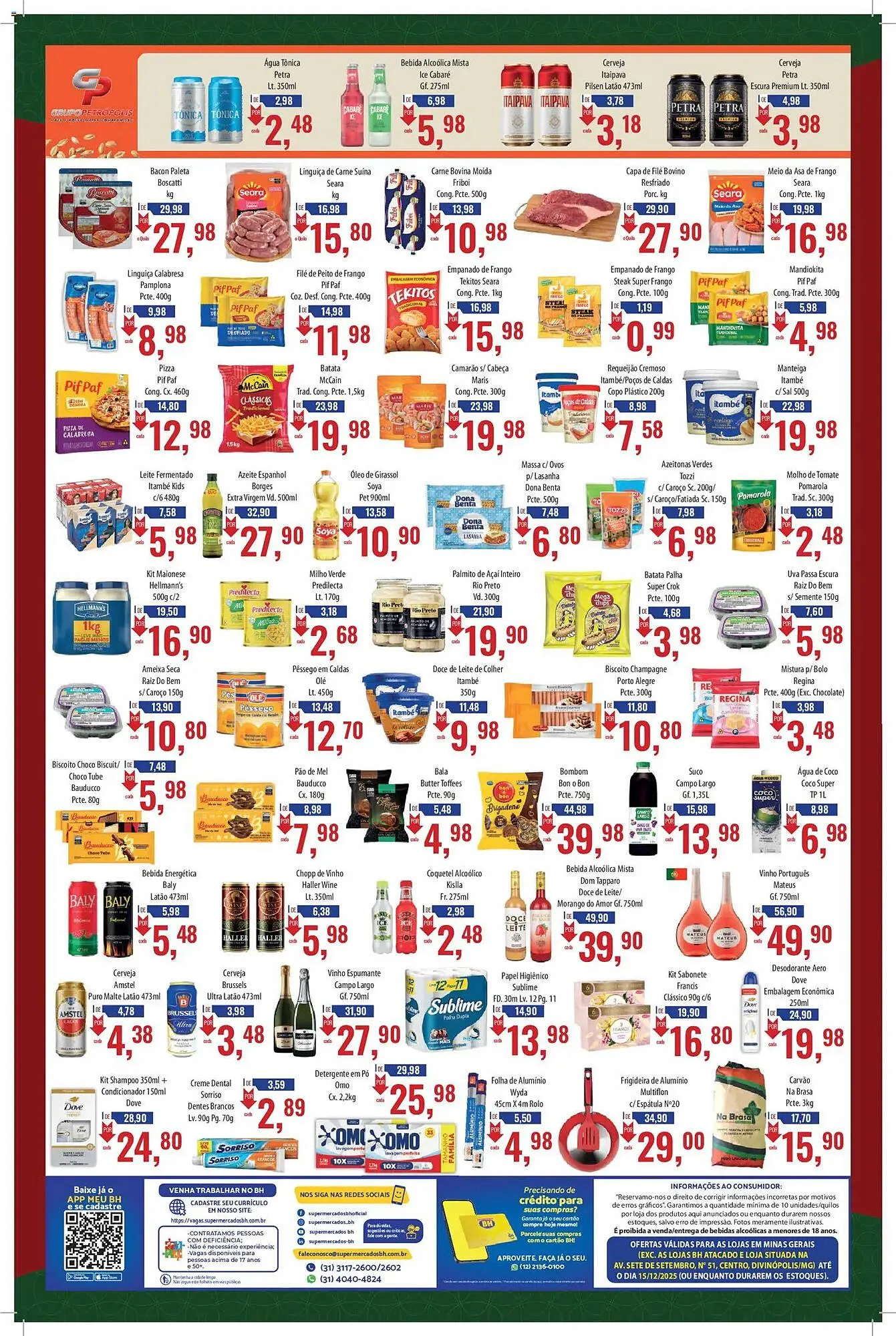 Encarte de Folheto Supermercados BH 1 de dezembro até 16 de dezembro 2025 - Pagina 2