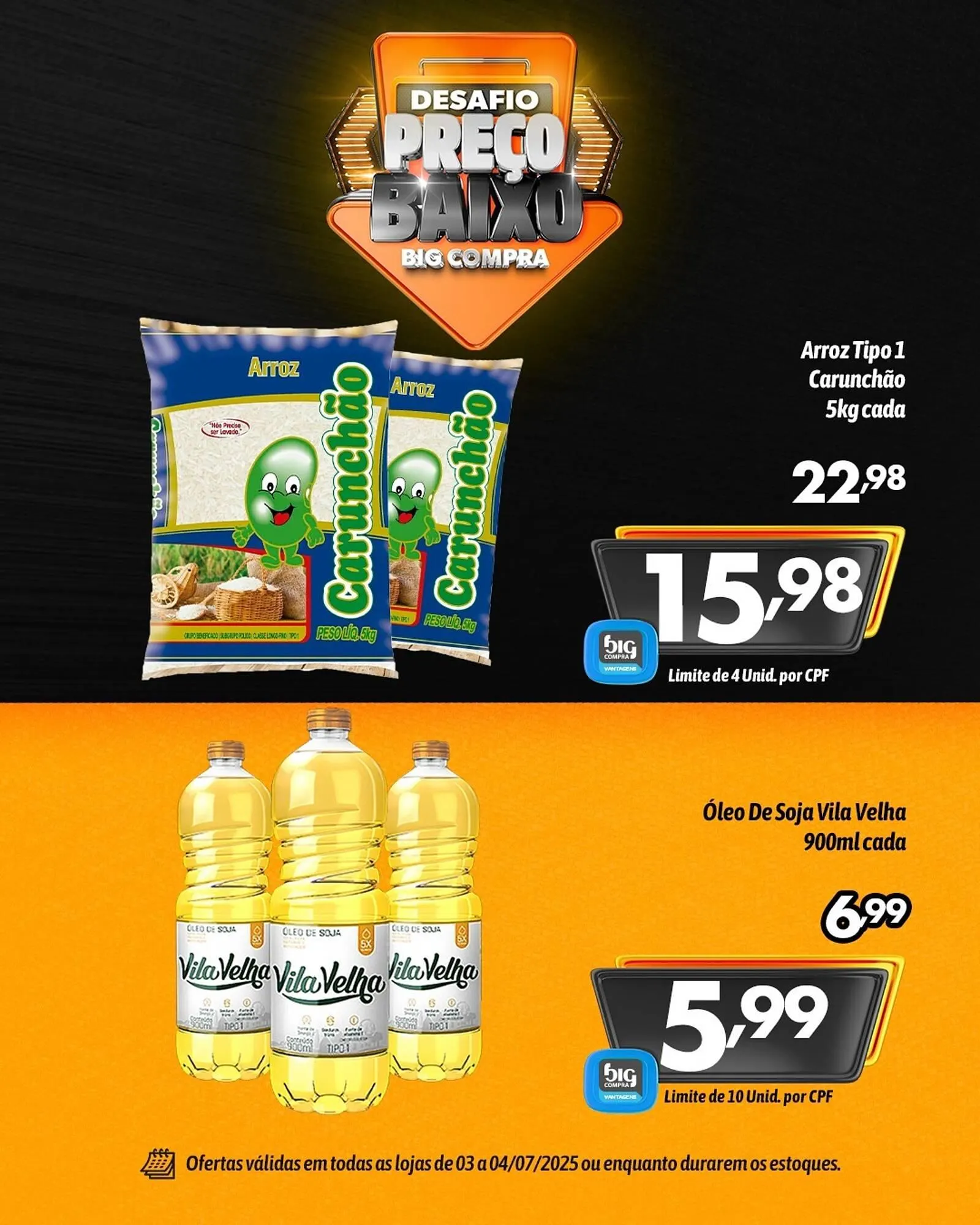 Encarte de Catálogo Supermercados Big Compra 3 de julho até 3 de julho 2025 - Pagina 3