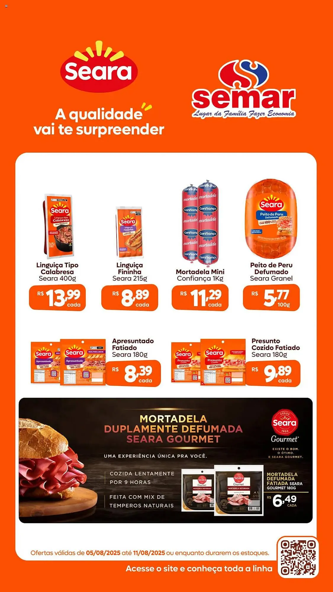 Encarte de Catálogo Semar Supermercado 5 de agosto até 12 de agosto 2025 - Pagina 1