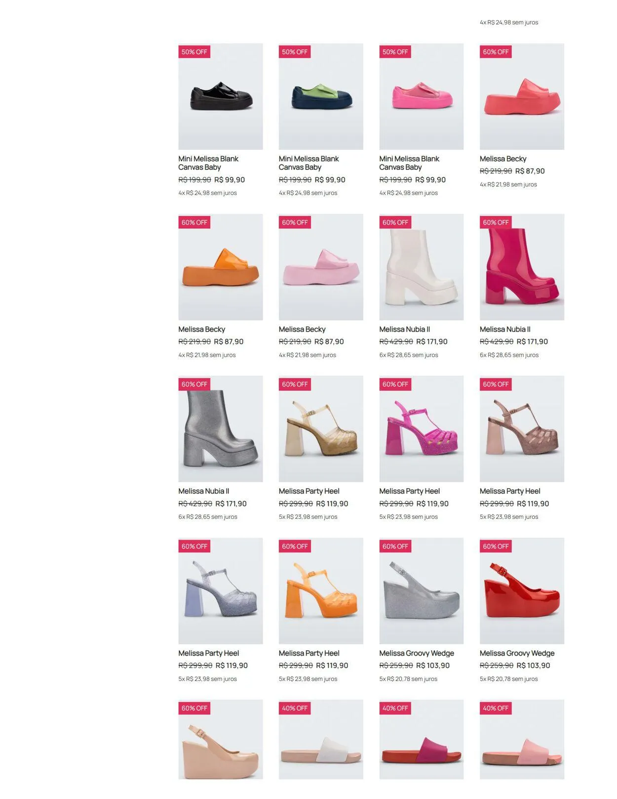 Encarte de Melissa 24 de novembro até 29 de novembro 2023 - Pagina 3