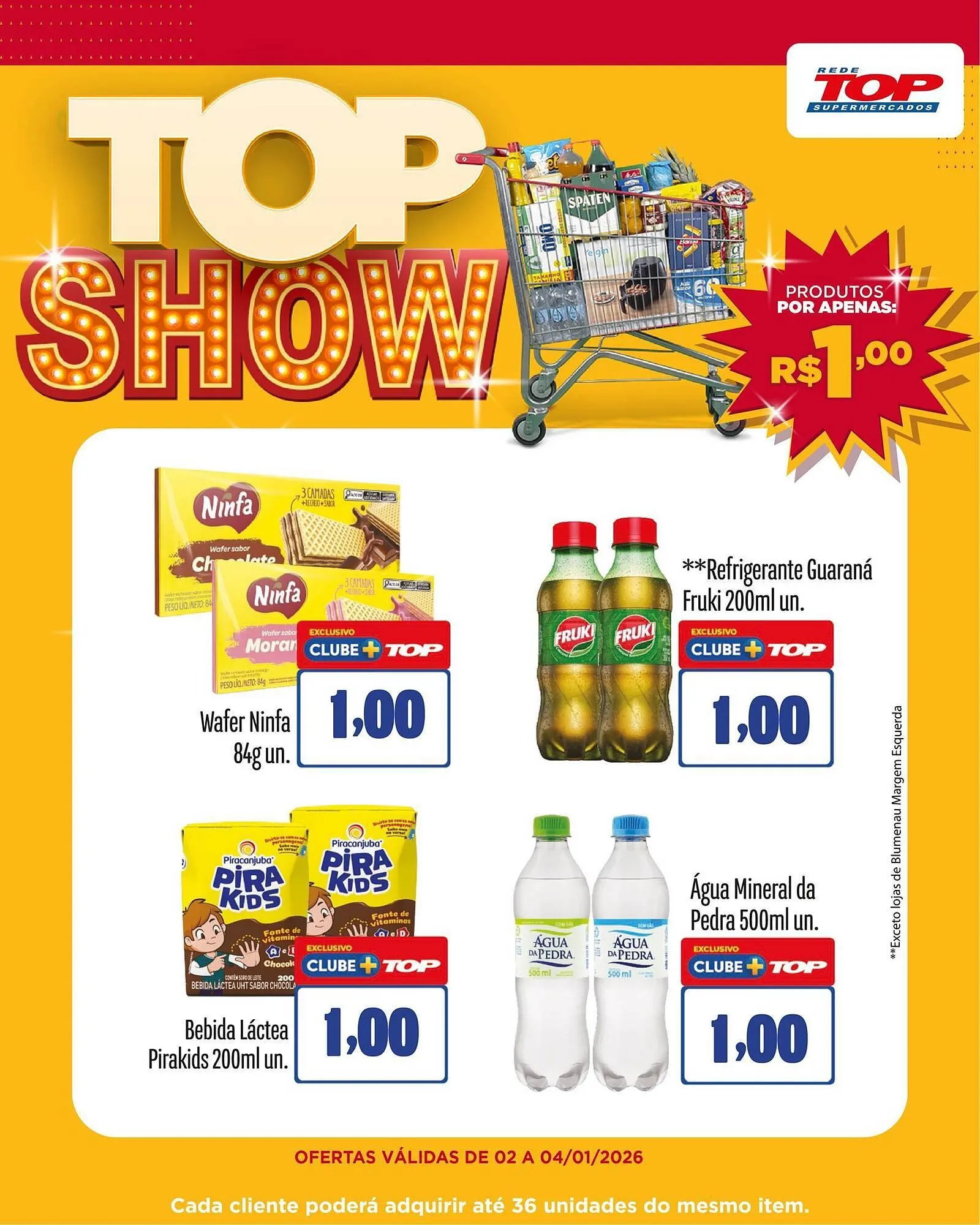 Encarte de Encarte Rede Top 2 de janeiro até 4 de janeiro 2026 - Pagina 1