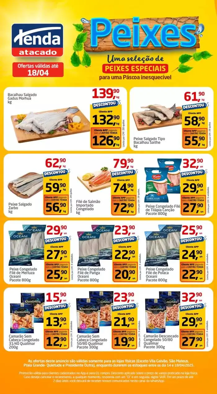 Encarte de Peixes 14 de abril até 20 de abril 2025 - Pagina 1