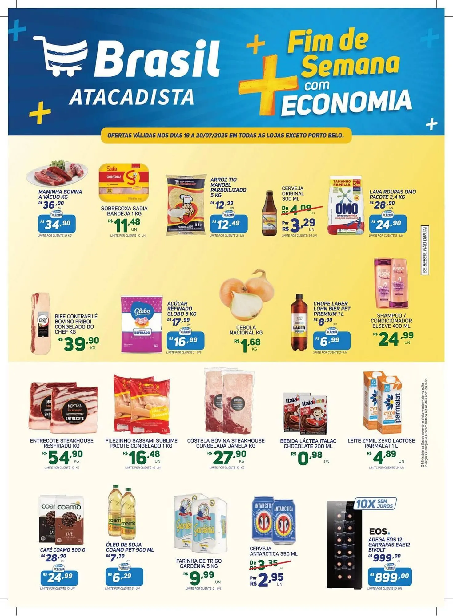 Encarte de Catálogo Brasil Atacadista 18 de julho até 20 de julho 2025 - Pagina 1