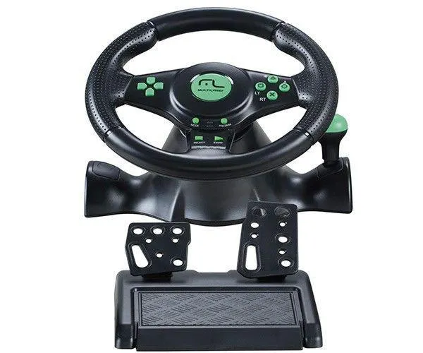Volante Multi 4 Em 1 Para Xbox 360 PS2 PS3 E PS Com Pedal E Marcha, JS075