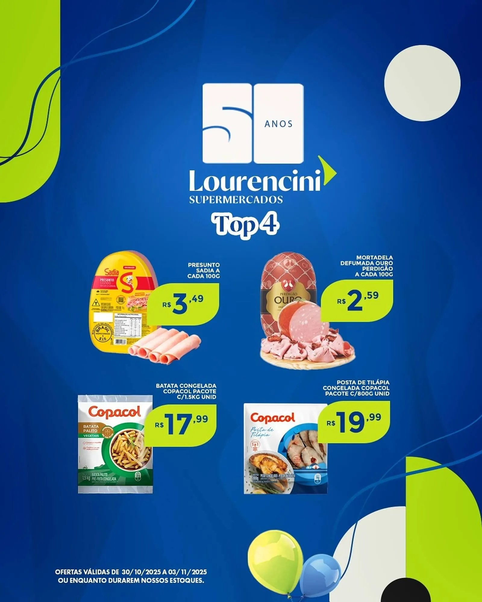 Encarte de Catálogo Lourencini Supermercados 31 de outubro até 3 de novembro 2025 - Pagina 4