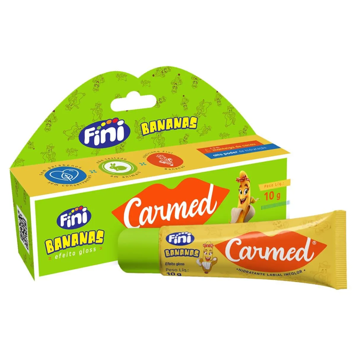 Hidratante Labial Carmed Fini Bananas 10g