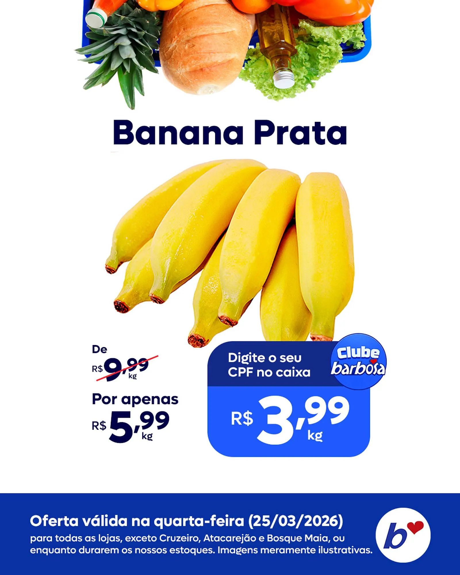 Encarte de Tabloide Barbosa Supermercados 25 de março até 25 de março 2026 - Pagina 1