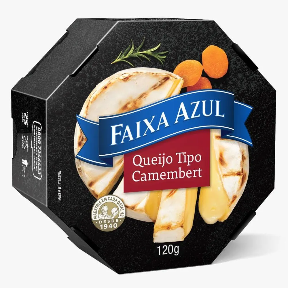 Queijo Camembert Faixa Azul 120g