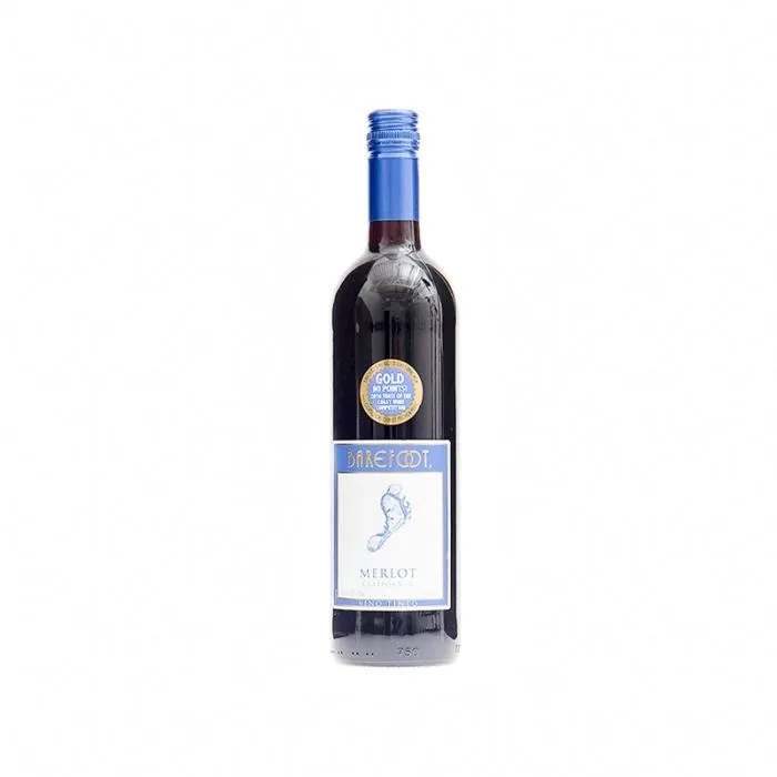 Vino Tinto Merlot Barefoot 75 Cl