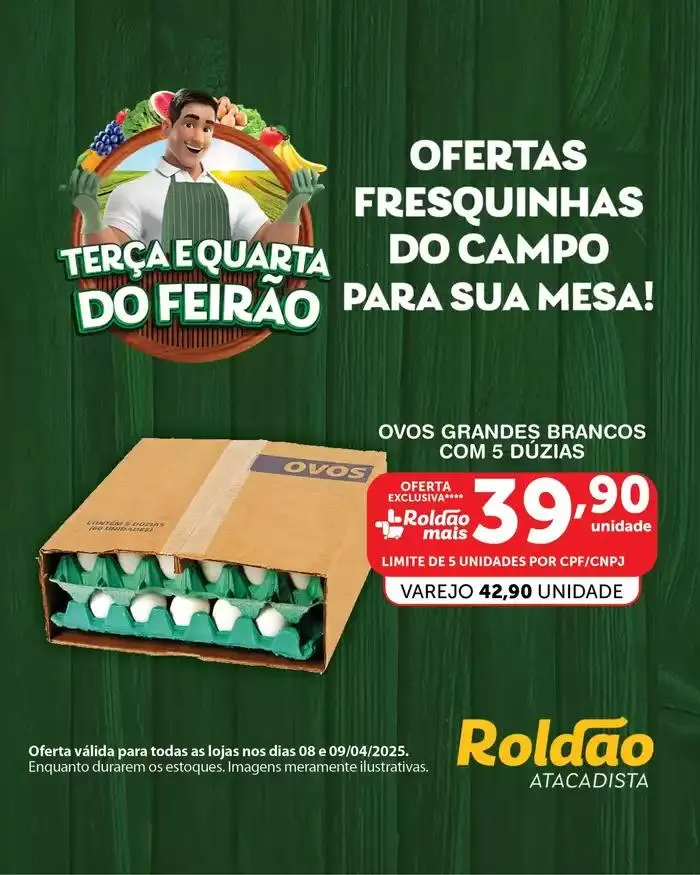Encarte de Ofertas e promoções atuais 8 de abril até 9 de abril 2025 - Pagina 1