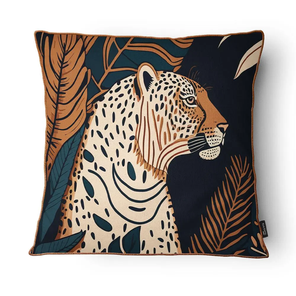 Capa Almofada Safari SA2407C Linho Com Cordão 43x43cm SA2407C - Tuti Gottô