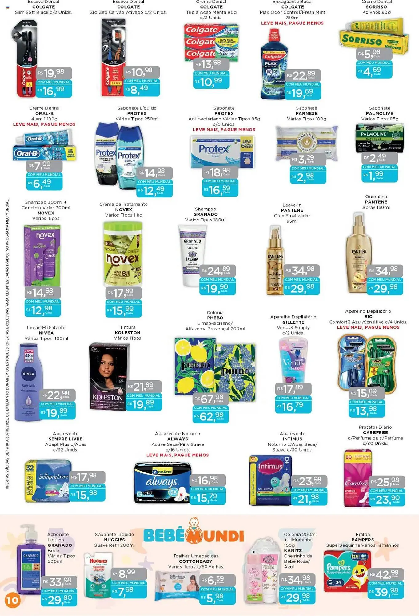 Encarte de Encarte Supermercados Mundial 17 de outubro até 30 de outubro 2025 - Pagina 10