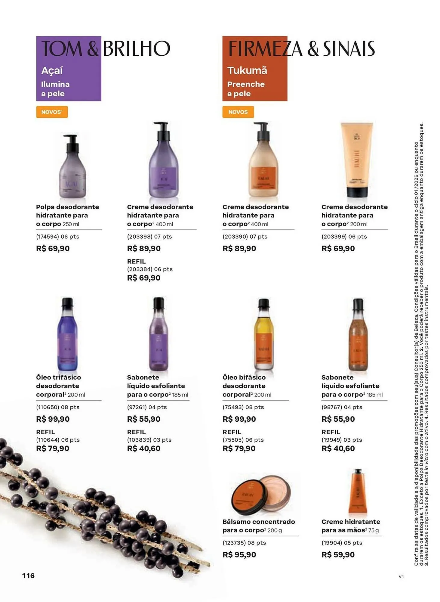 Encarte de Catálogo Natura 1 de janeiro até 31 de janeiro 2026 - Pagina 116