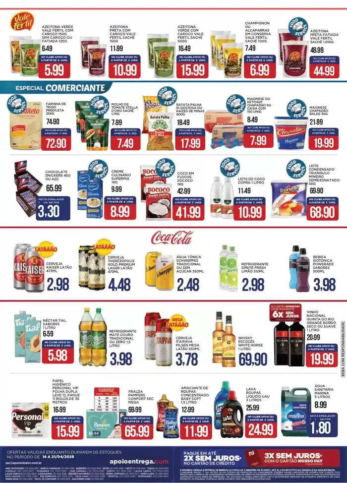 Encarte de OFERTAS DA SEMANA 14 de abril até 21 de abril 2025 - Pagina 4