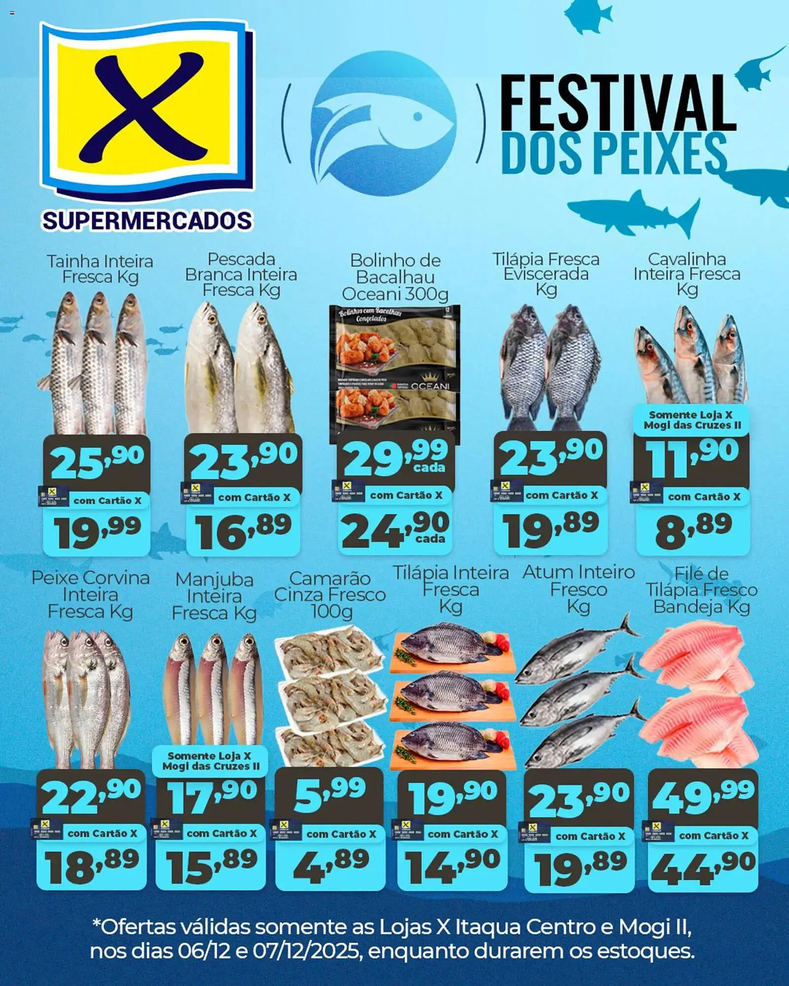 Encarte de Folheto X Supermercados 6 de janeiro até 8 de janeiro 2026 - Pagina 1