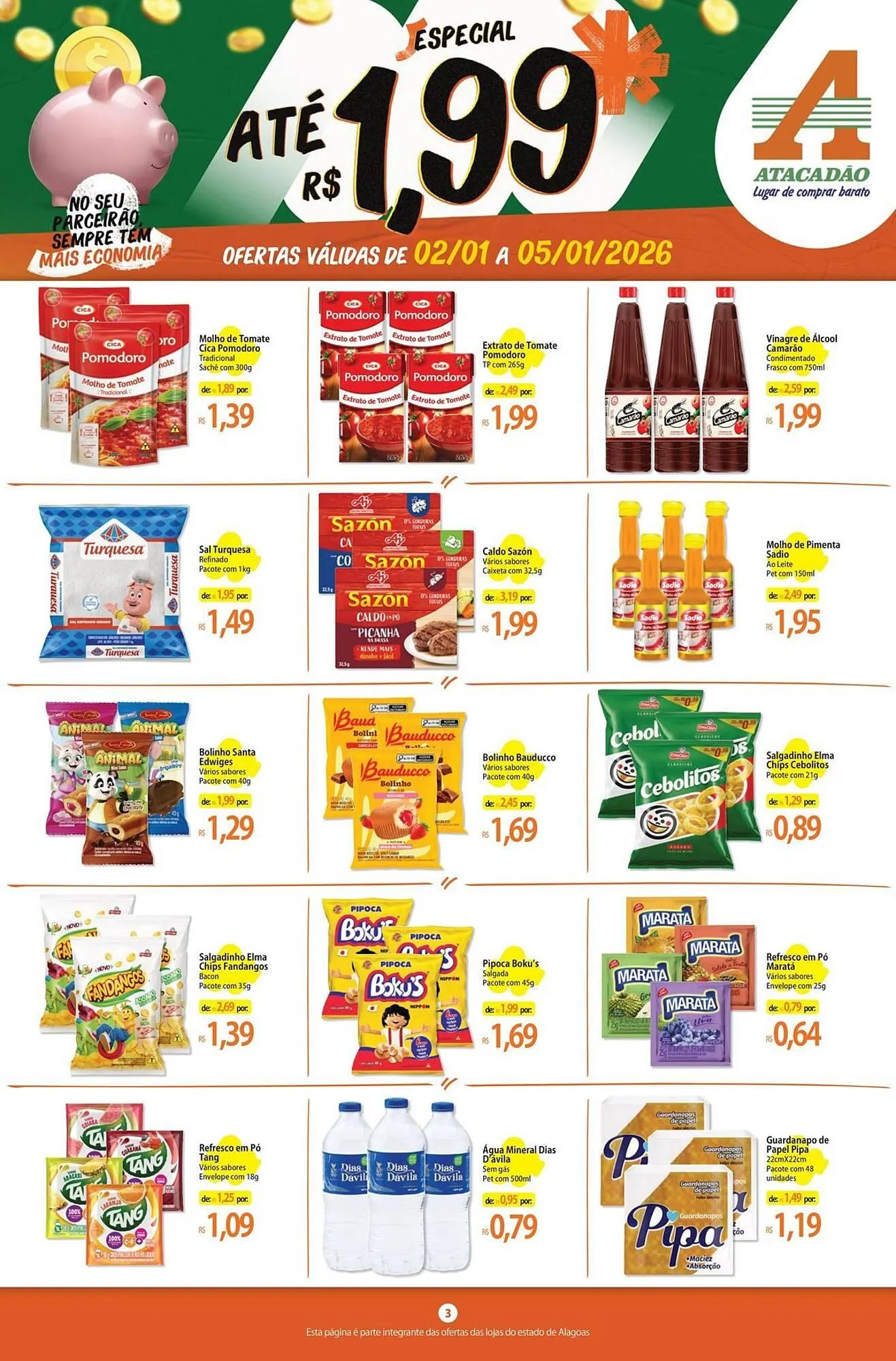 Encarte de Folheto Atacadão 2 de janeiro até 5 de janeiro 2026 - Pagina 3