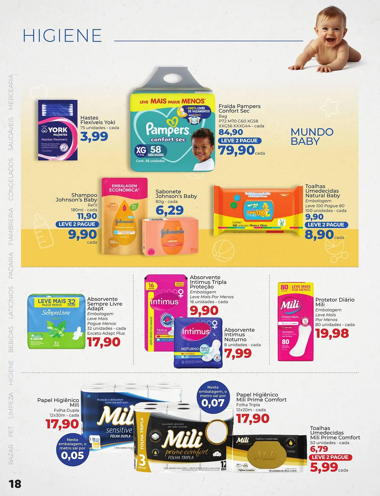 Encarte de Catálogo Supermercados Andreazza 16 de julho até 19 de julho 2025 - Pagina 18