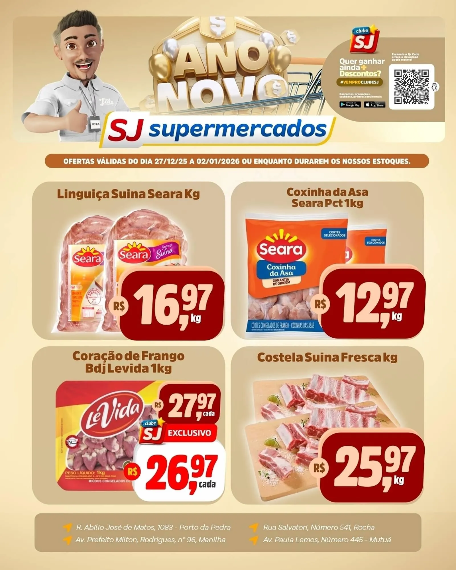 Encarte de Encarte Sj Supermercados 27 de dezembro até 2 de janeiro 2026 - Pagina 2