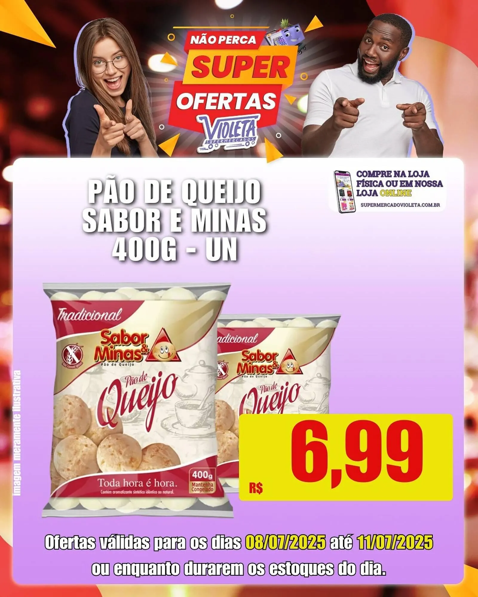 Encarte de Catálogo Violeta Supermercados 8 de julho até 11 de julho 2025 - Pagina 2