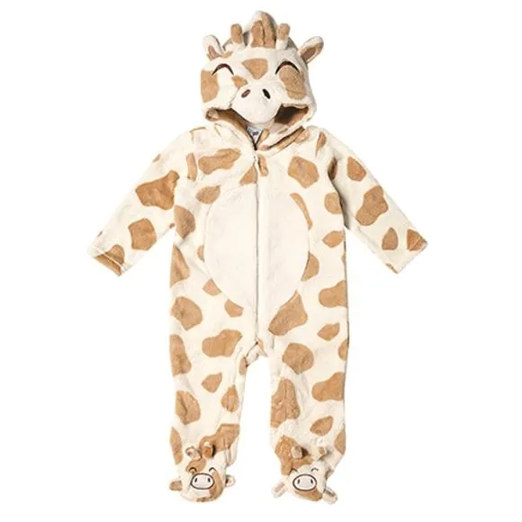 macacão peludinhos girafa bebê tip top