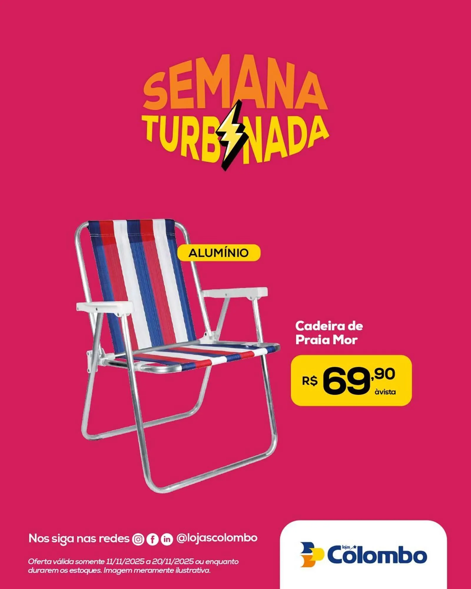 Encarte de Folheto Lojas Colombo 11 de novembro até 20 de novembro 2025 - Pagina 1