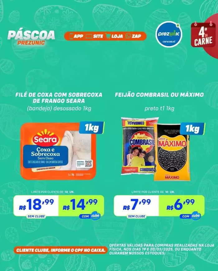 Encarte de Ofertas exclusivas e pechinchas 19 de março até 20 de março 2025 - Pagina 1