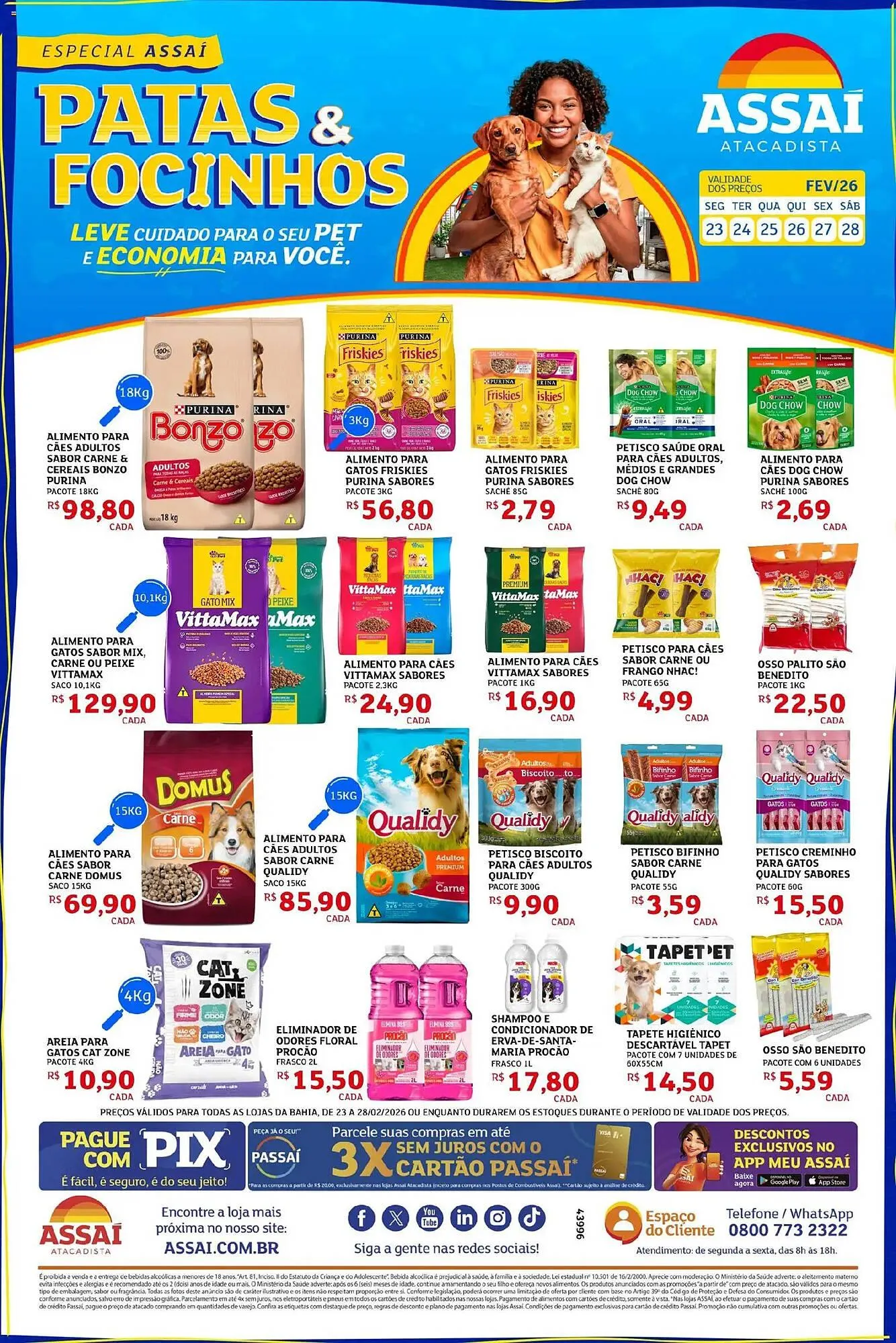 Encarte de Encarte Assaí Atacadista 23 de fevereiro até 28 de fevereiro 2026 - Pagina 1