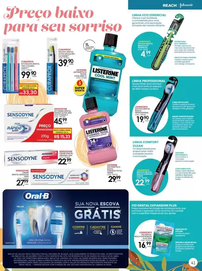 Encarte de Ofertas e promoções atuais 1 de março até 31 de março 2025 - Pagina 41