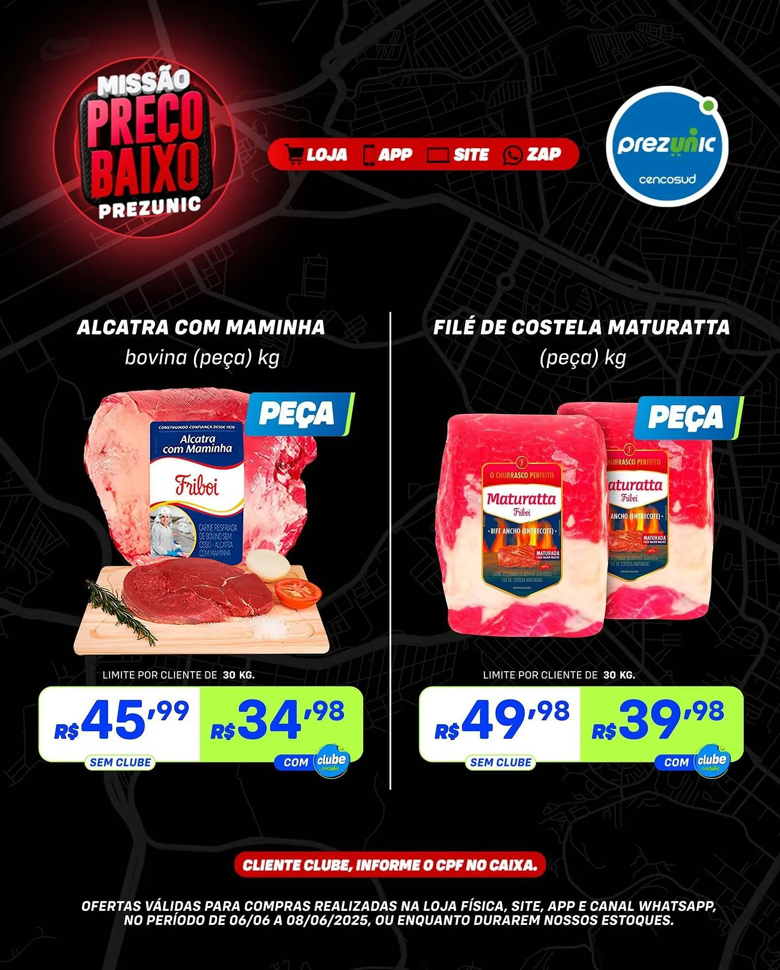 Encarte de Catálogo Prezunic 6 de junho até 8 de junho 2025 - Pagina 1