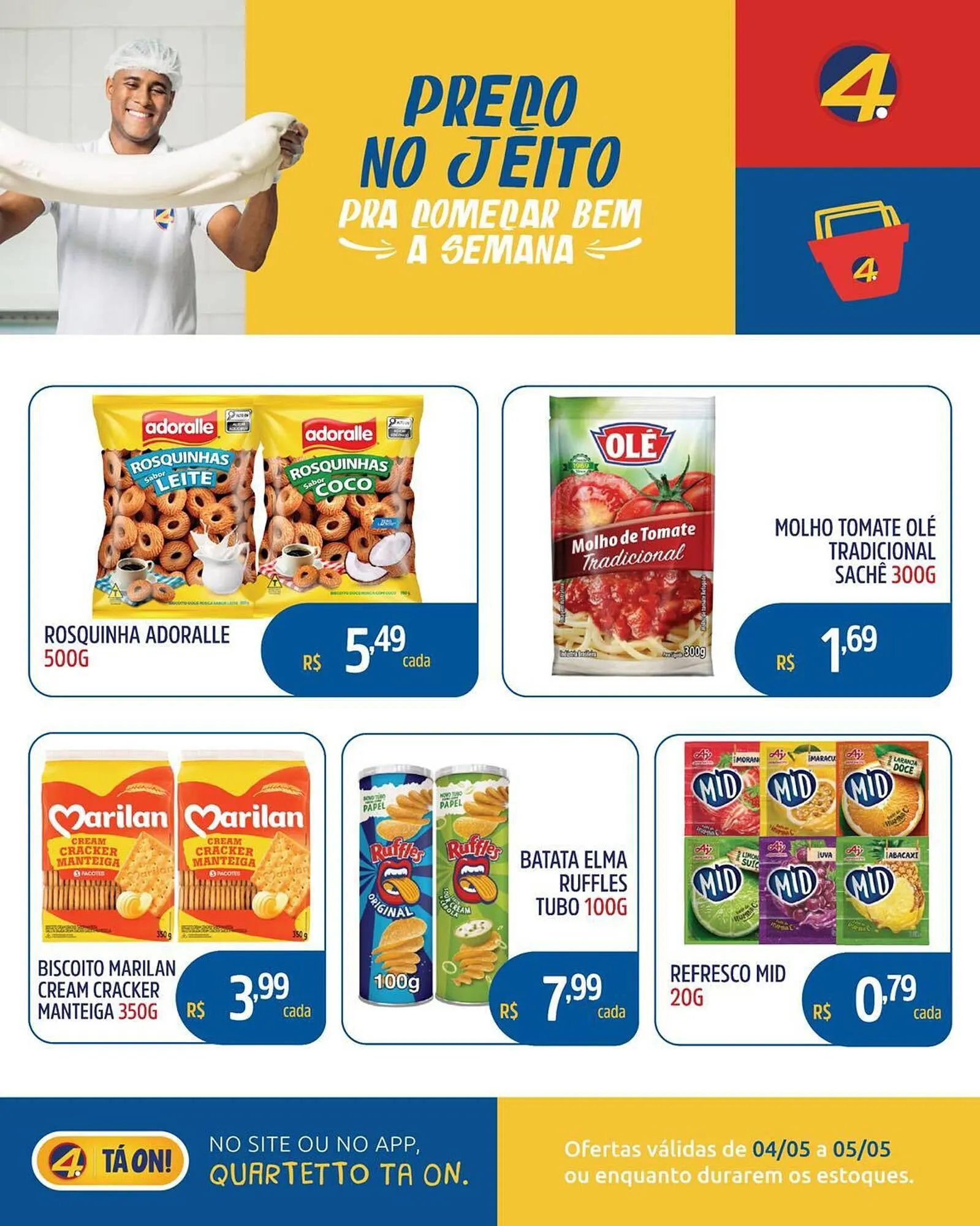 Encarte de Catálogo Quartetto Supermercados 4 de maio até 5 de maio 2026 - Pagina 4