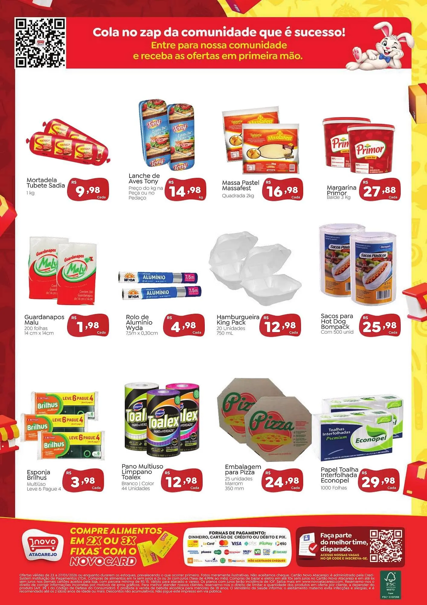 Encarte de Folheto Novo Atacarejo 23 de março até 27 de março 2026 - Pagina 2