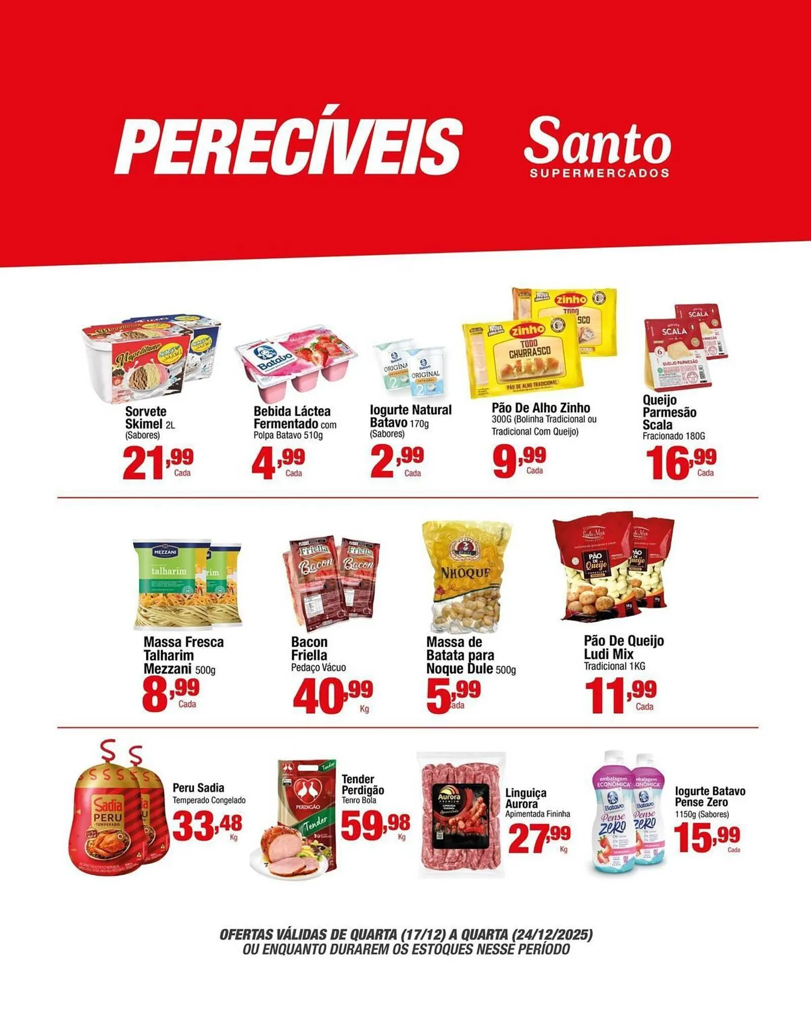 Encarte de Catálogo Santo Supermercados 17 de dezembro até 24 de dezembro 2025 - Pagina 1