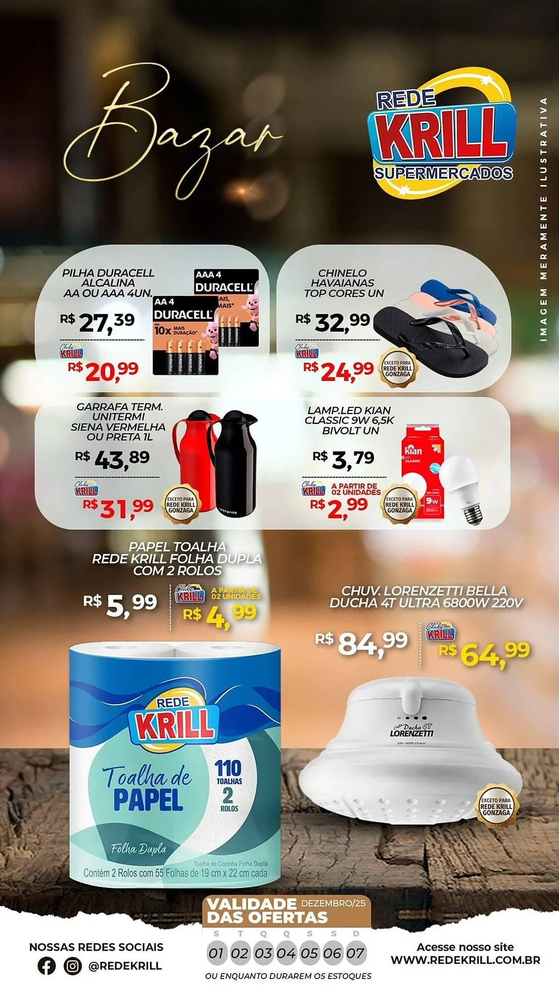 Encarte de Folheto Rede Krill 1 de dezembro até 7 de dezembro 2025 - Pagina 1