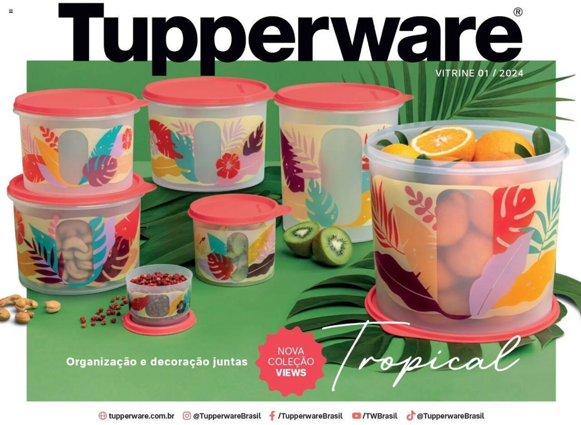 Encarte de Catálogo Tupperware 1 de janeiro até 31 de janeiro 2024 - Pagina 1